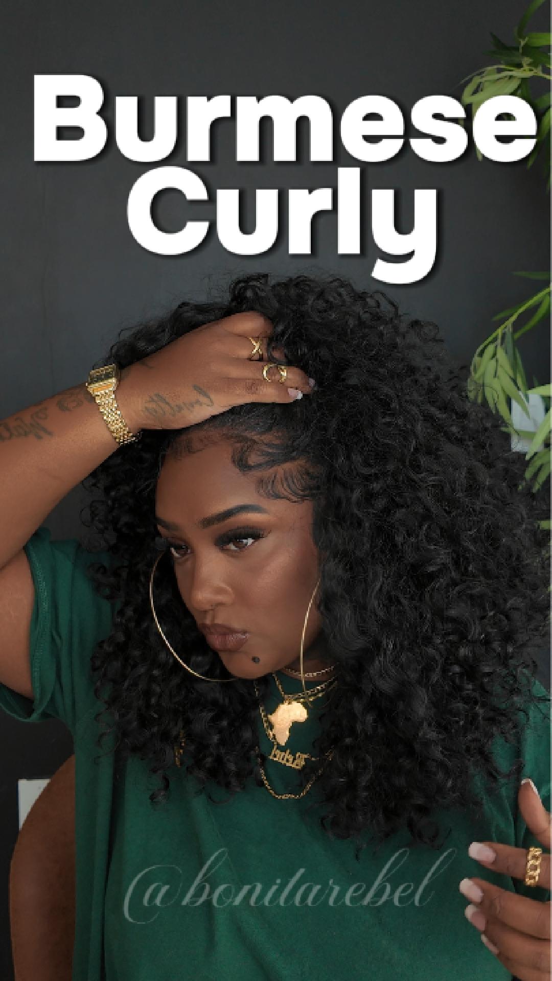 Burmese Curly - Half Wig