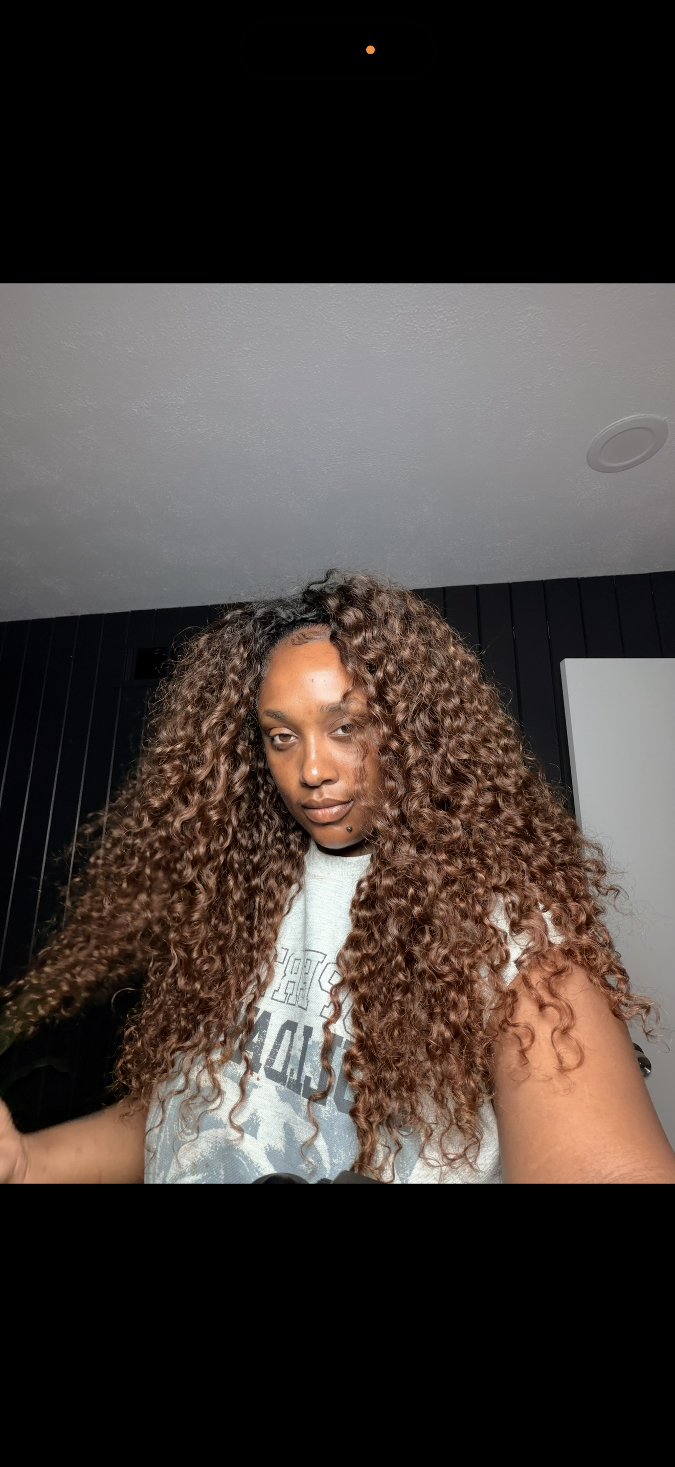 "Deep Wave" Human Hair HALF Wig