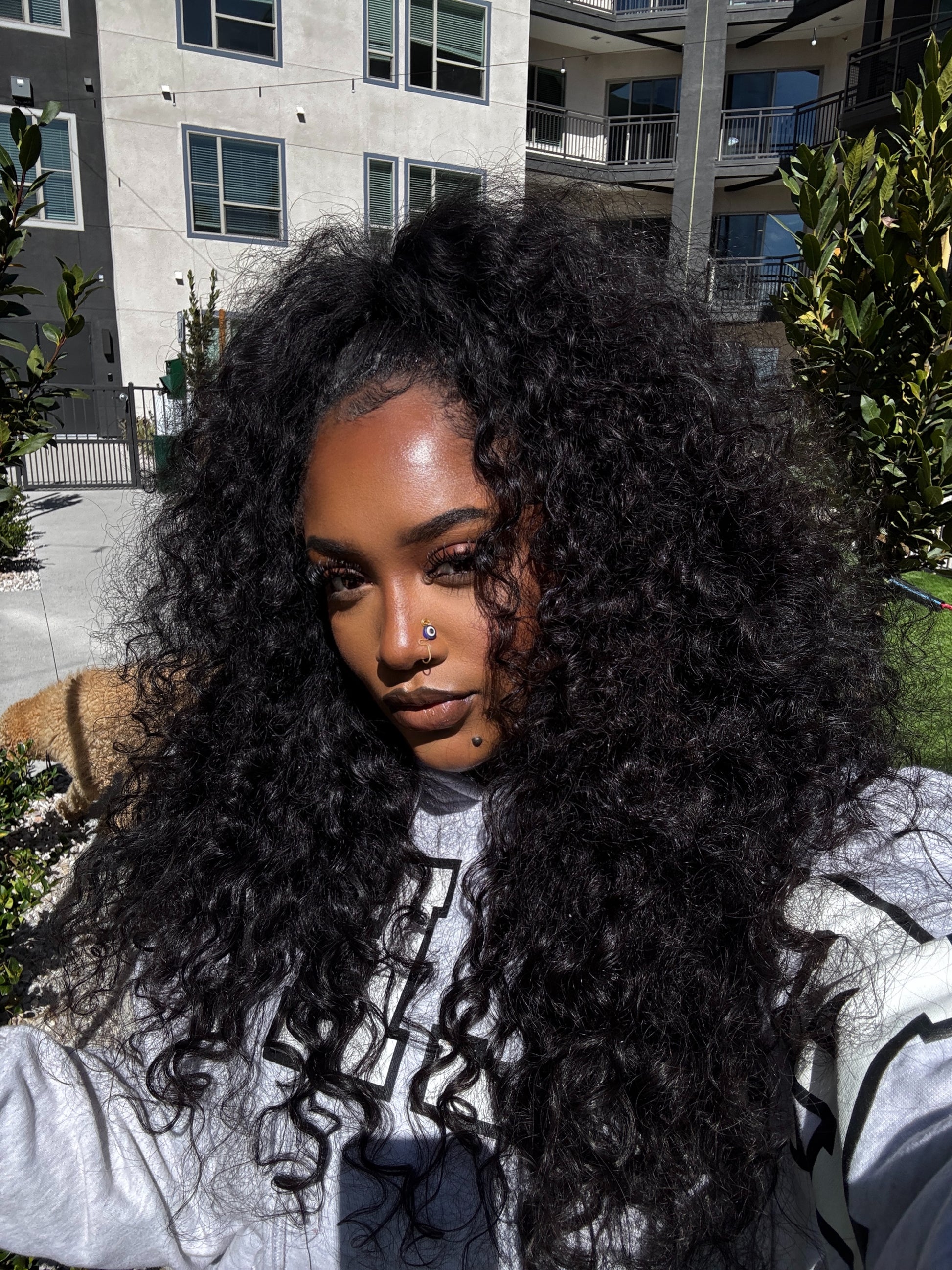 Raw Indian "Loose Curly" HALF Wig