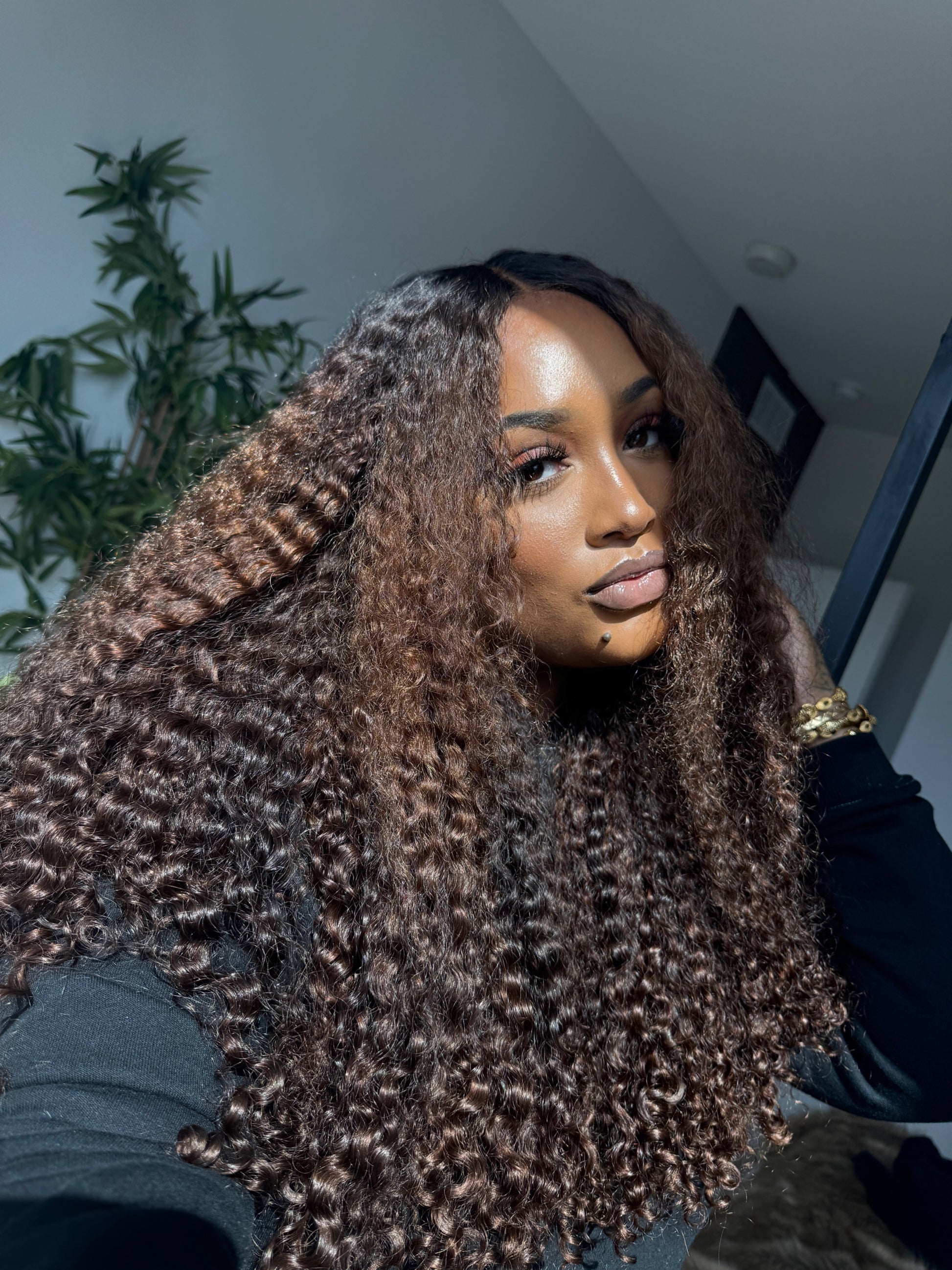 "Virgin Natural Curl" HD LACE Closure Wig