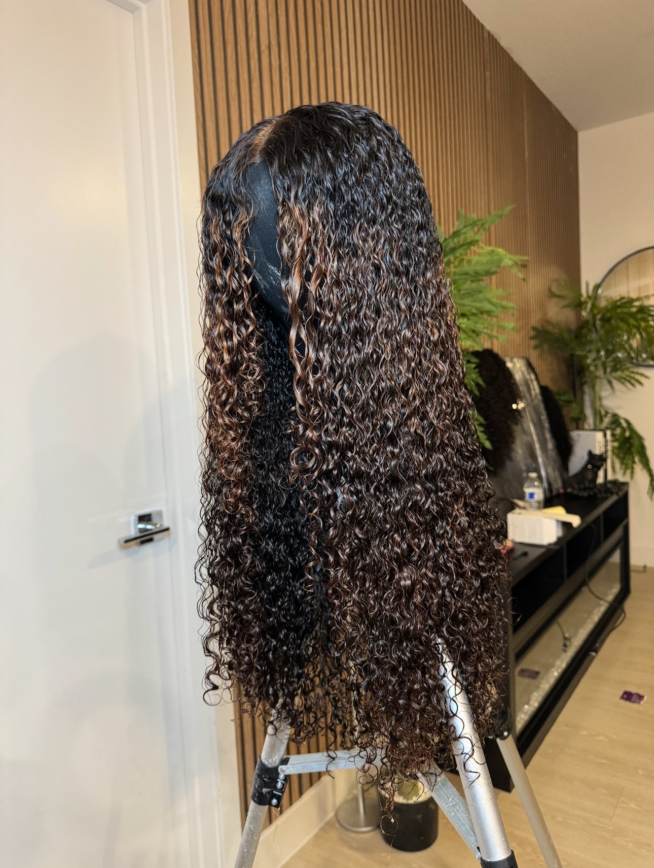 "Virgin Natural Curl" HD LACE Closure Wig