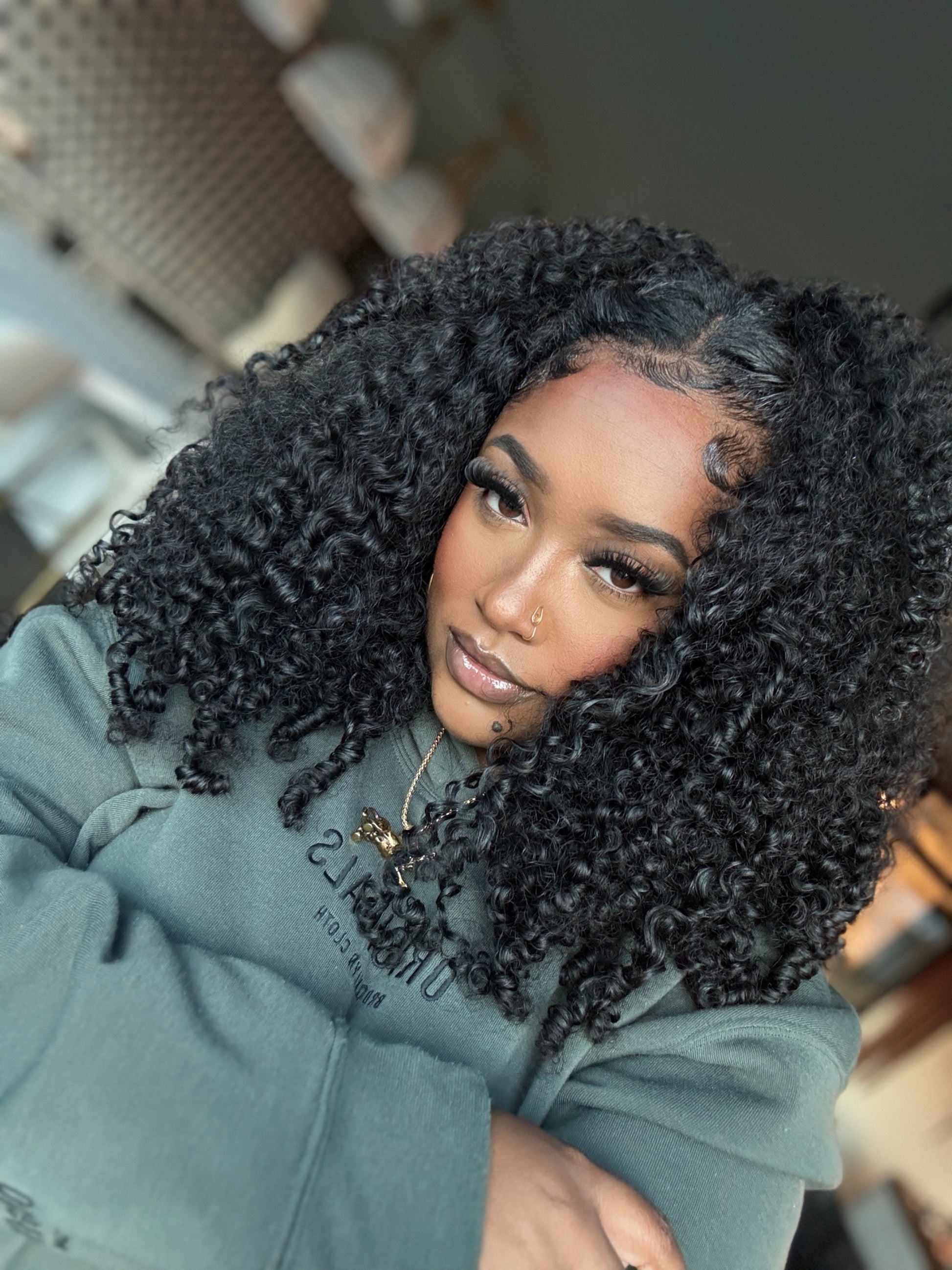 "Deep Curly" HALF Wig