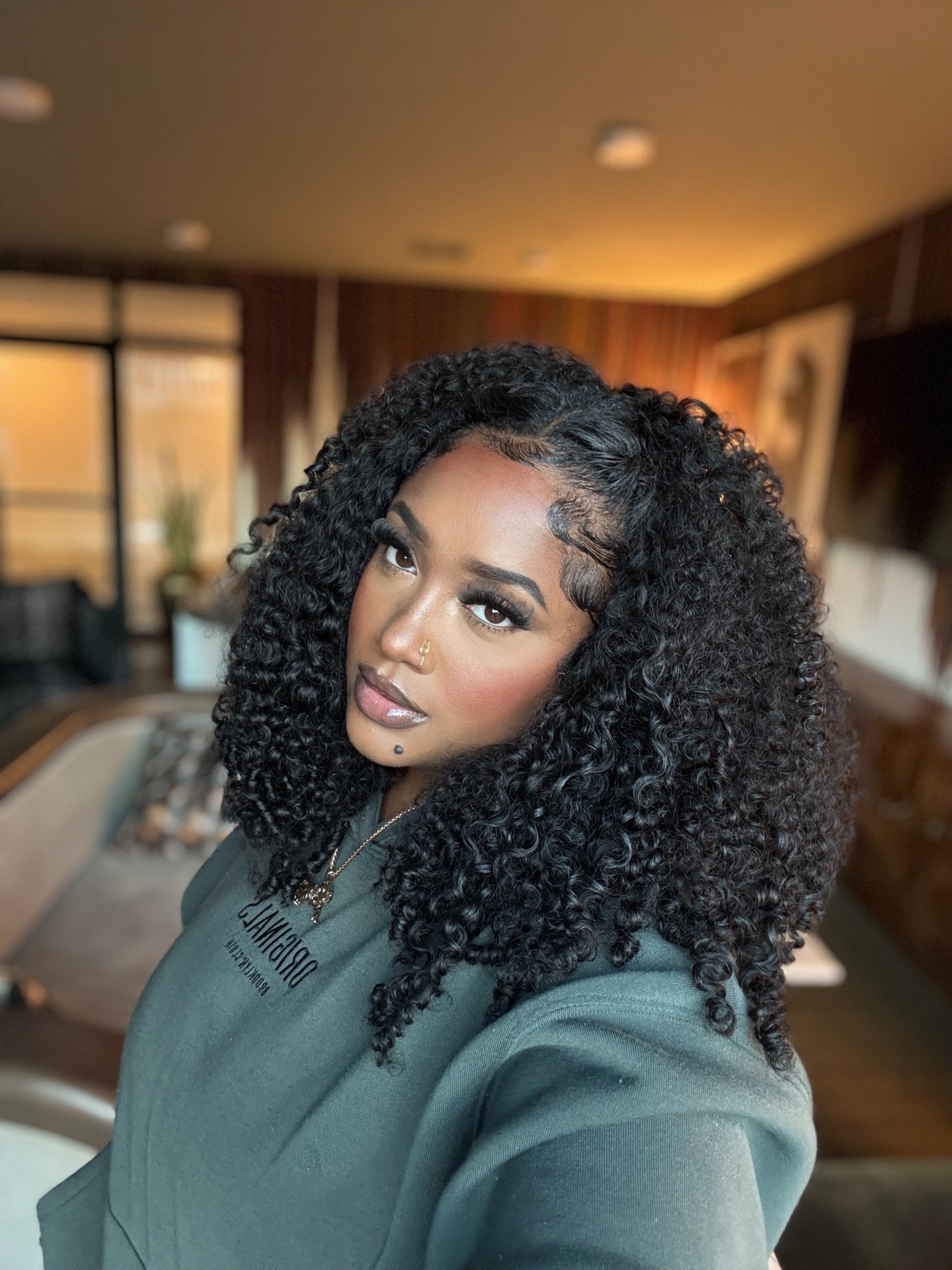 "Deep Curly" HALF Wig