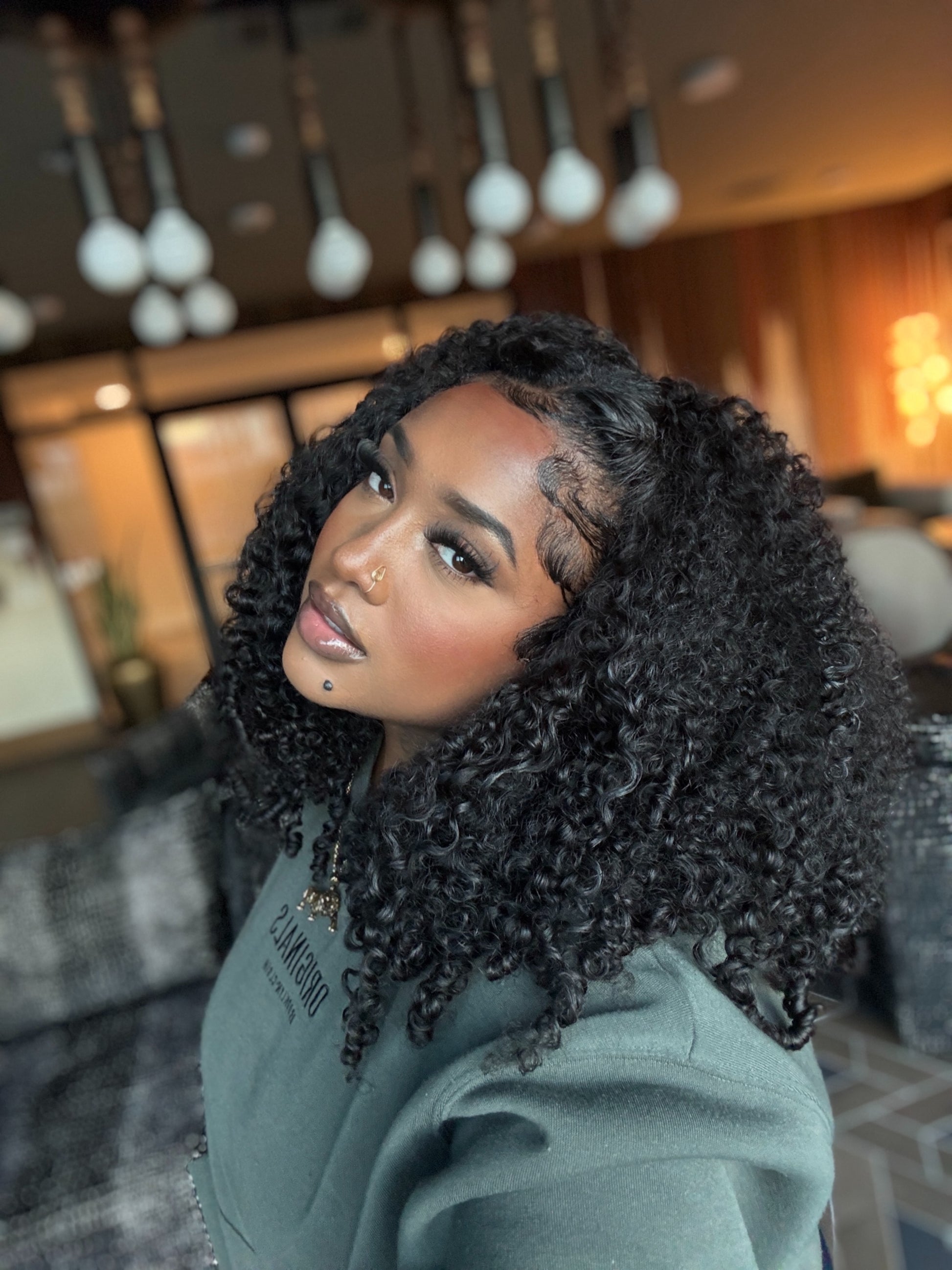"Deep Curly" HALF Wig