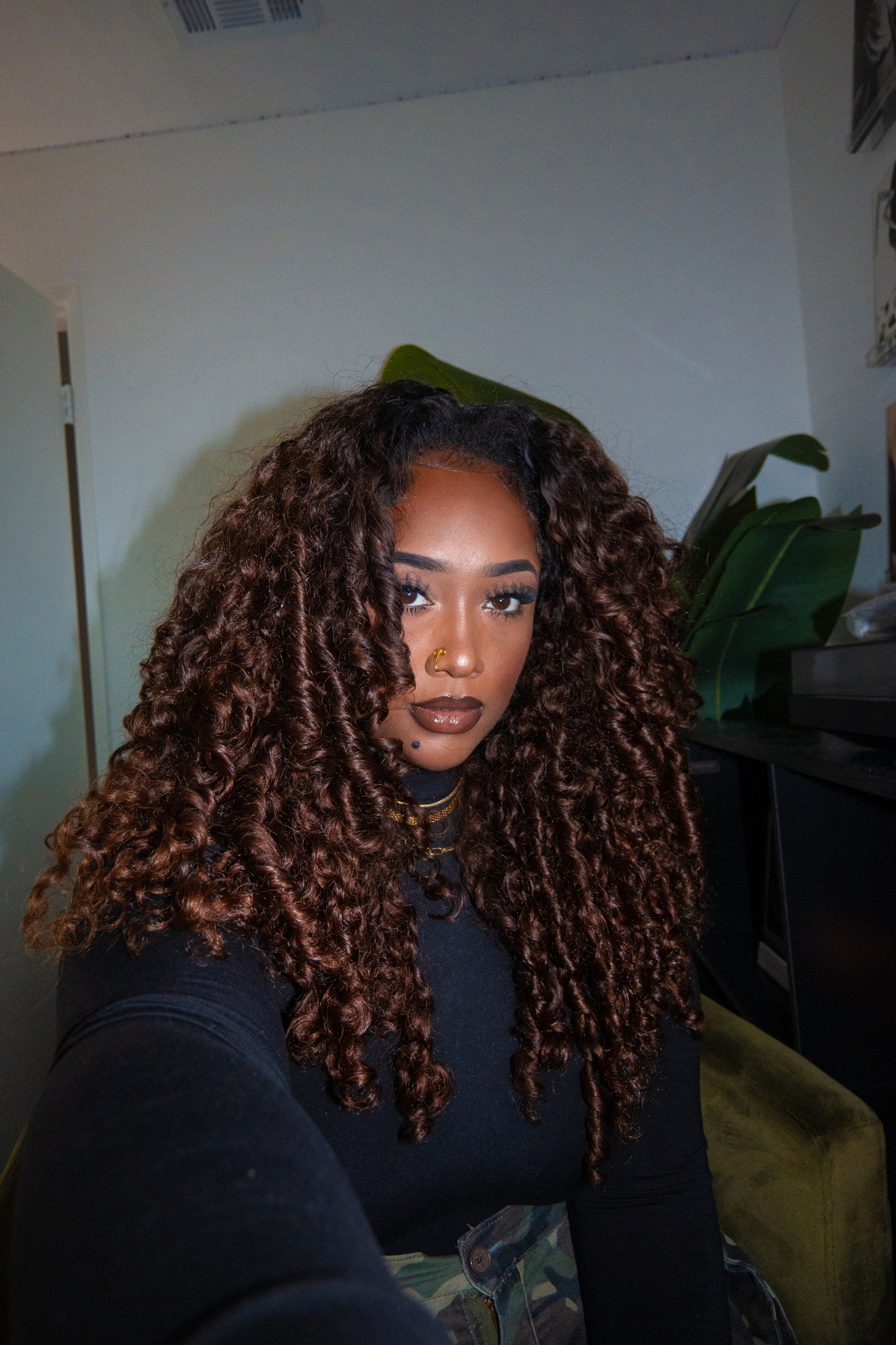"Deep Wave" Human Hair HALF Wig