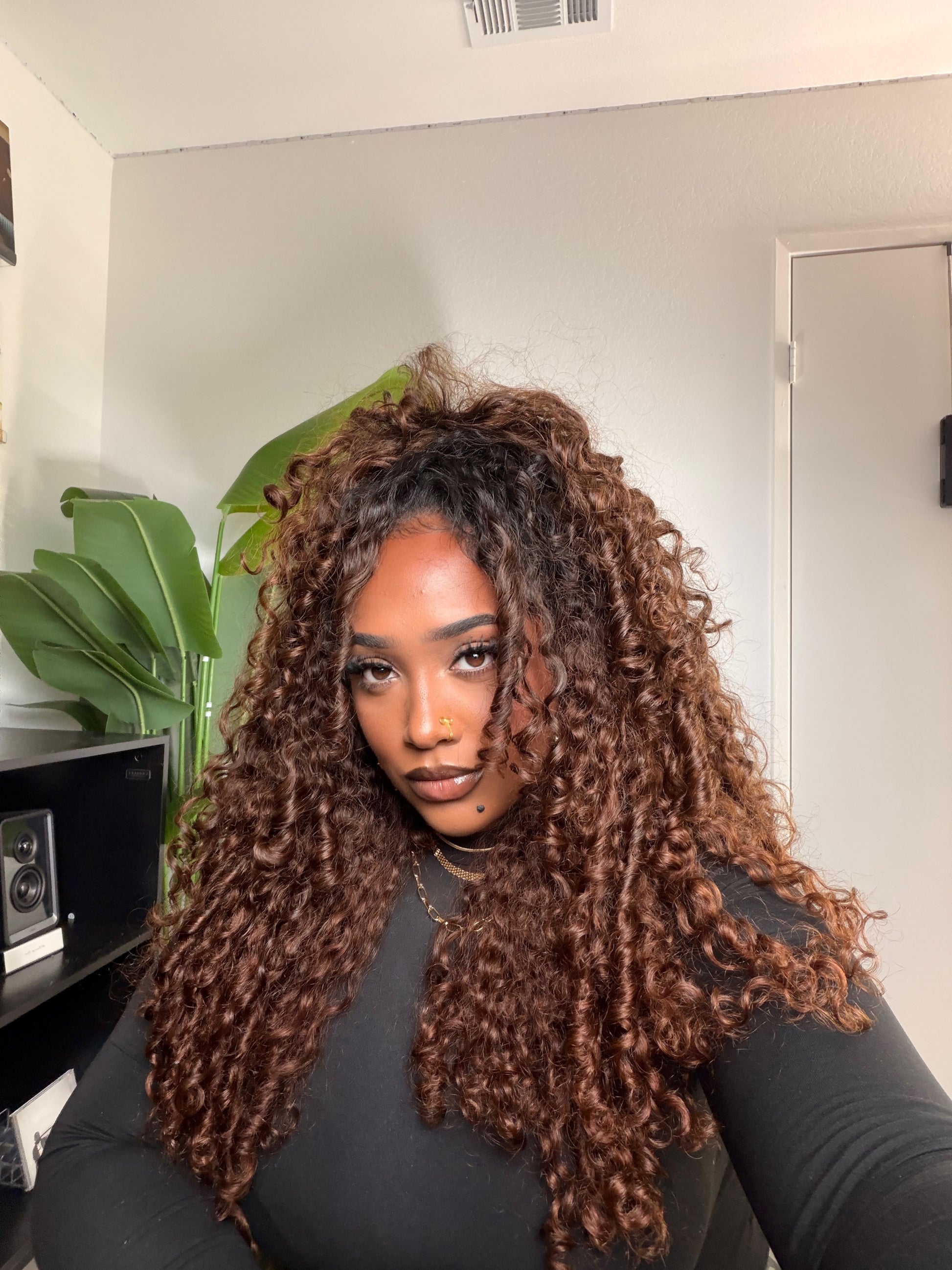 "Deep Wave" Human Hair HALF Wig