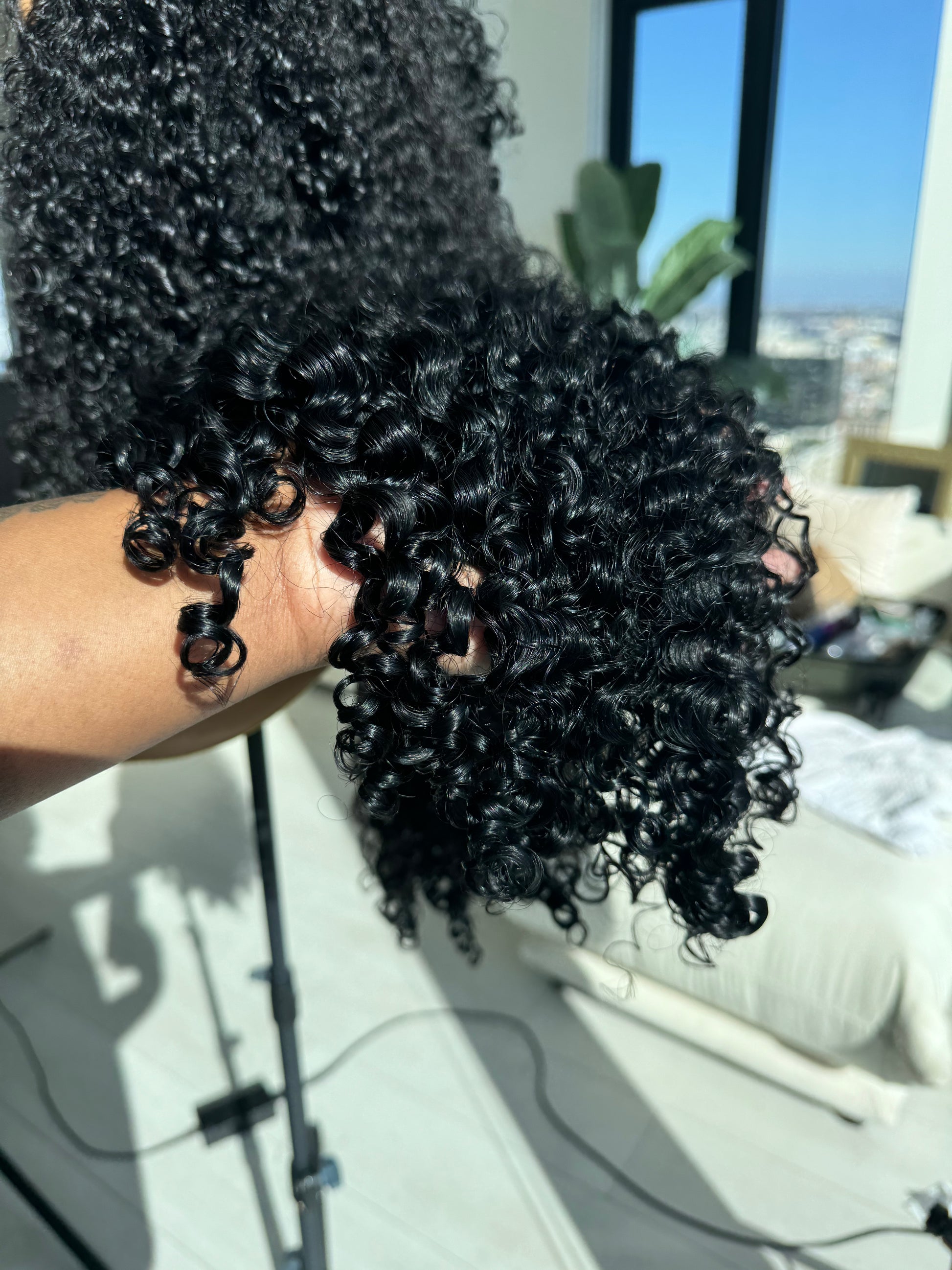 "Natural Curl" Half Wig