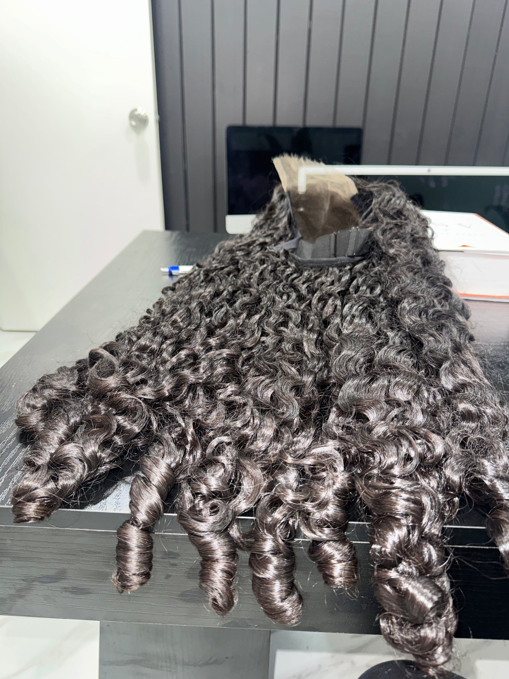 Burmese Curly - Half Wig