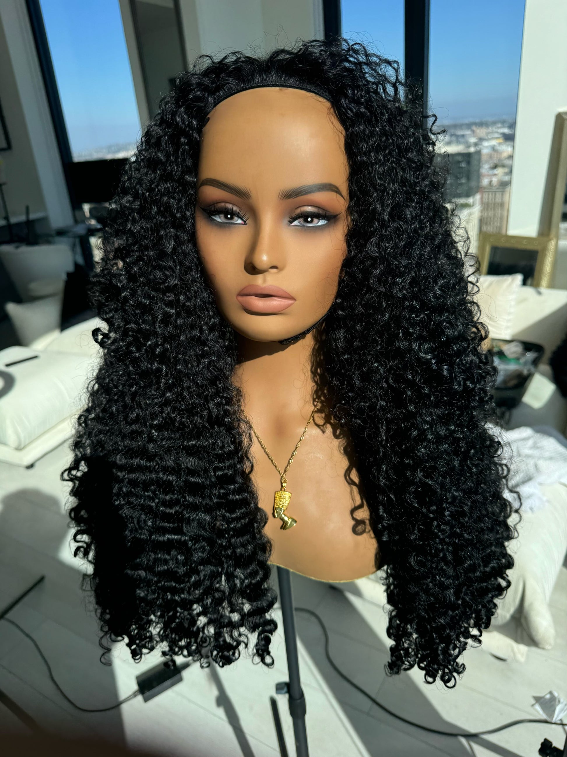 "Natural Curl" Half Wig