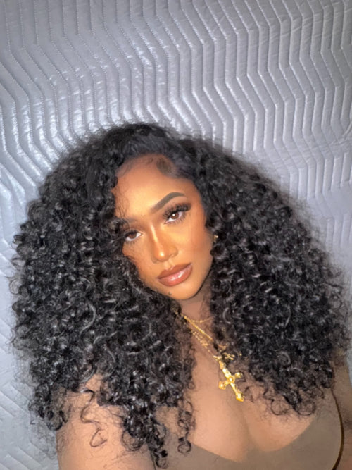 Burmese Curly - V-Part Wig