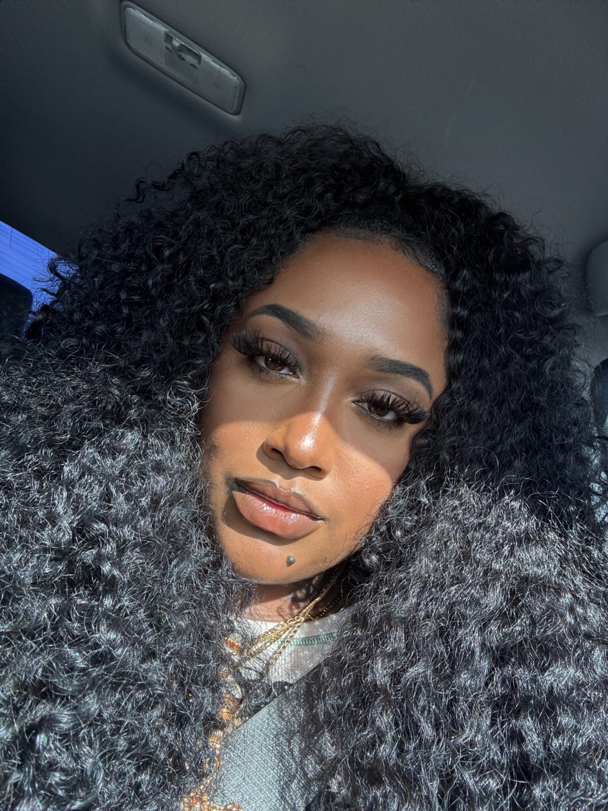 "Kinky Natural Curl" Half Wig | 26 inches