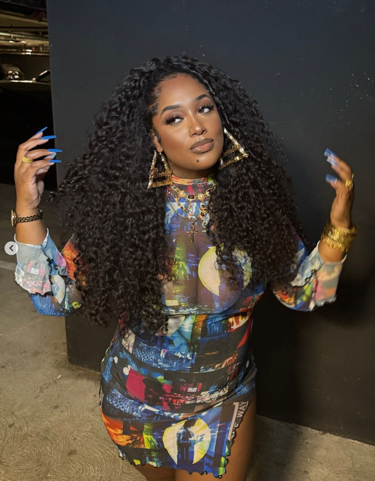 "Deep Wave" Human Hair HALF Wig