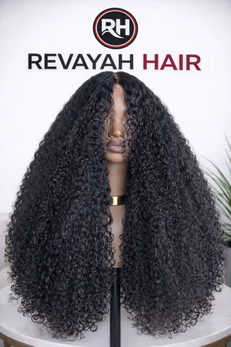 "Virgin Natural Curl" HD LACE Closure Wig