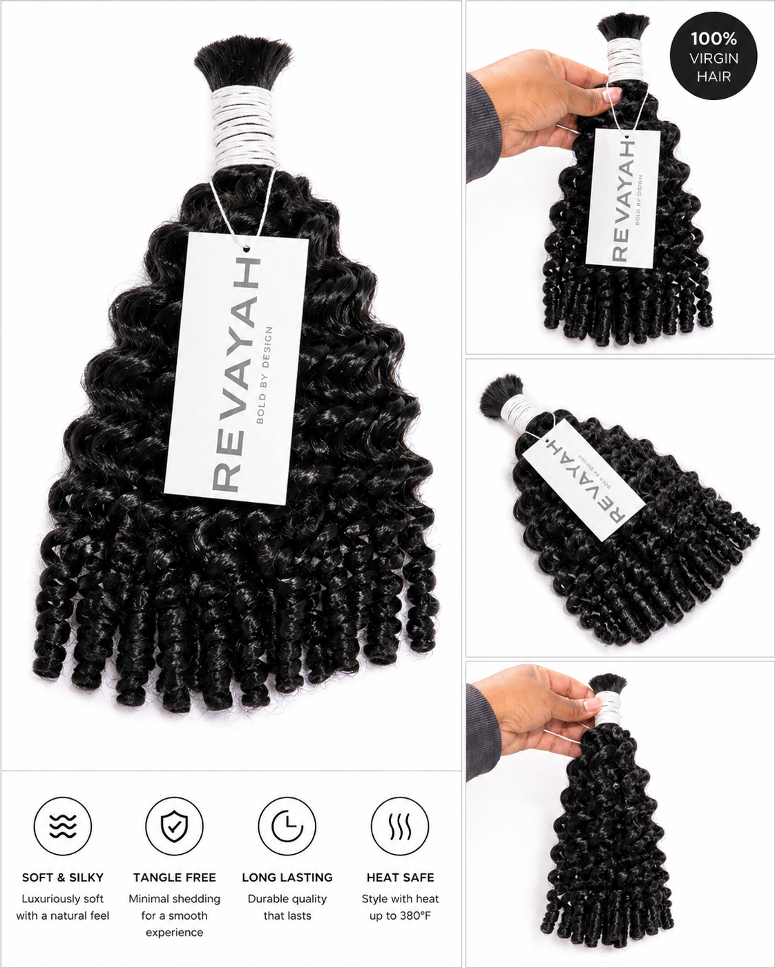 Deep Curly Bulk/Crochet Hair