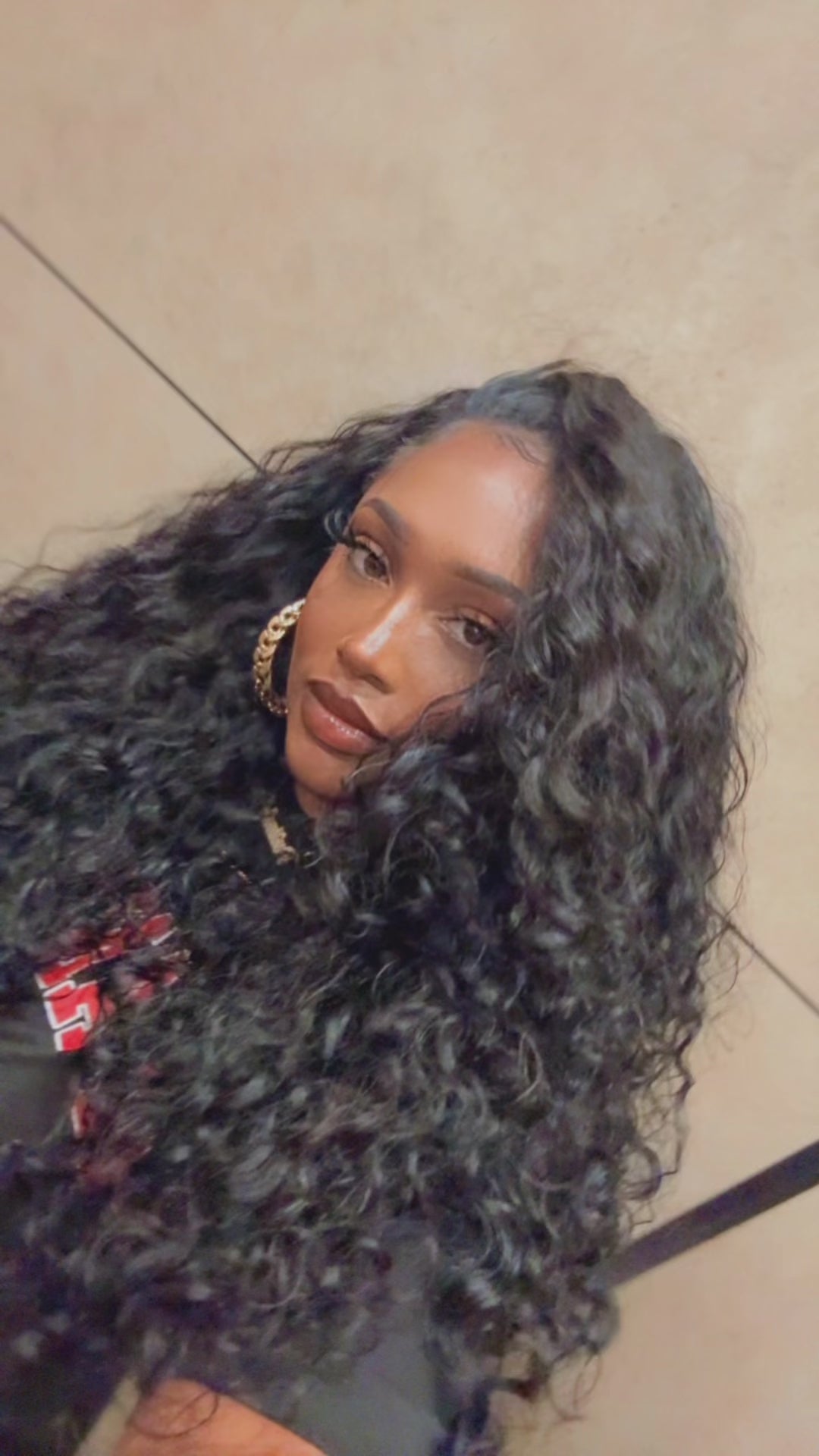 WATER CURL - Half Wig