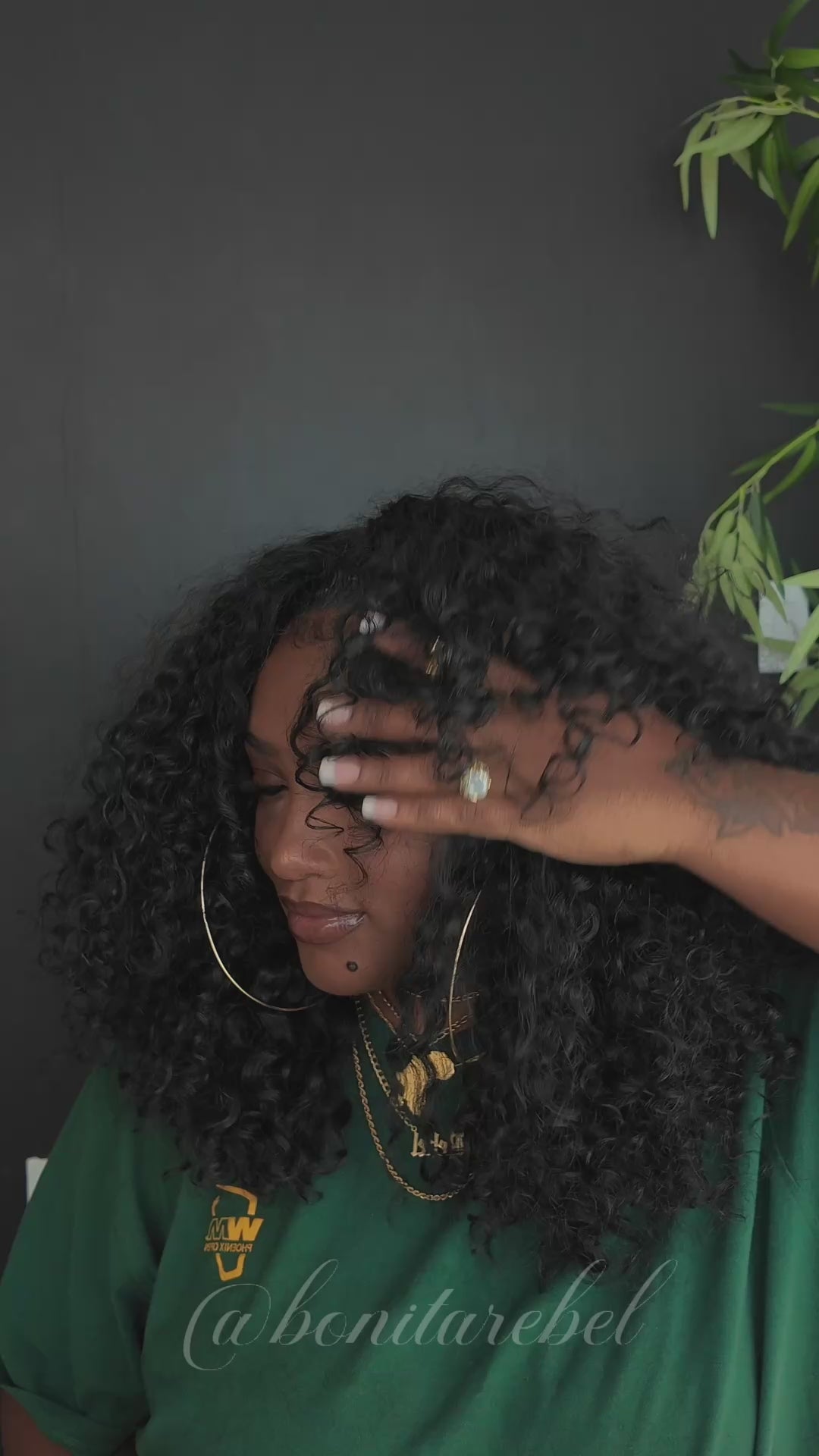 Burmese Curly - Half Wig