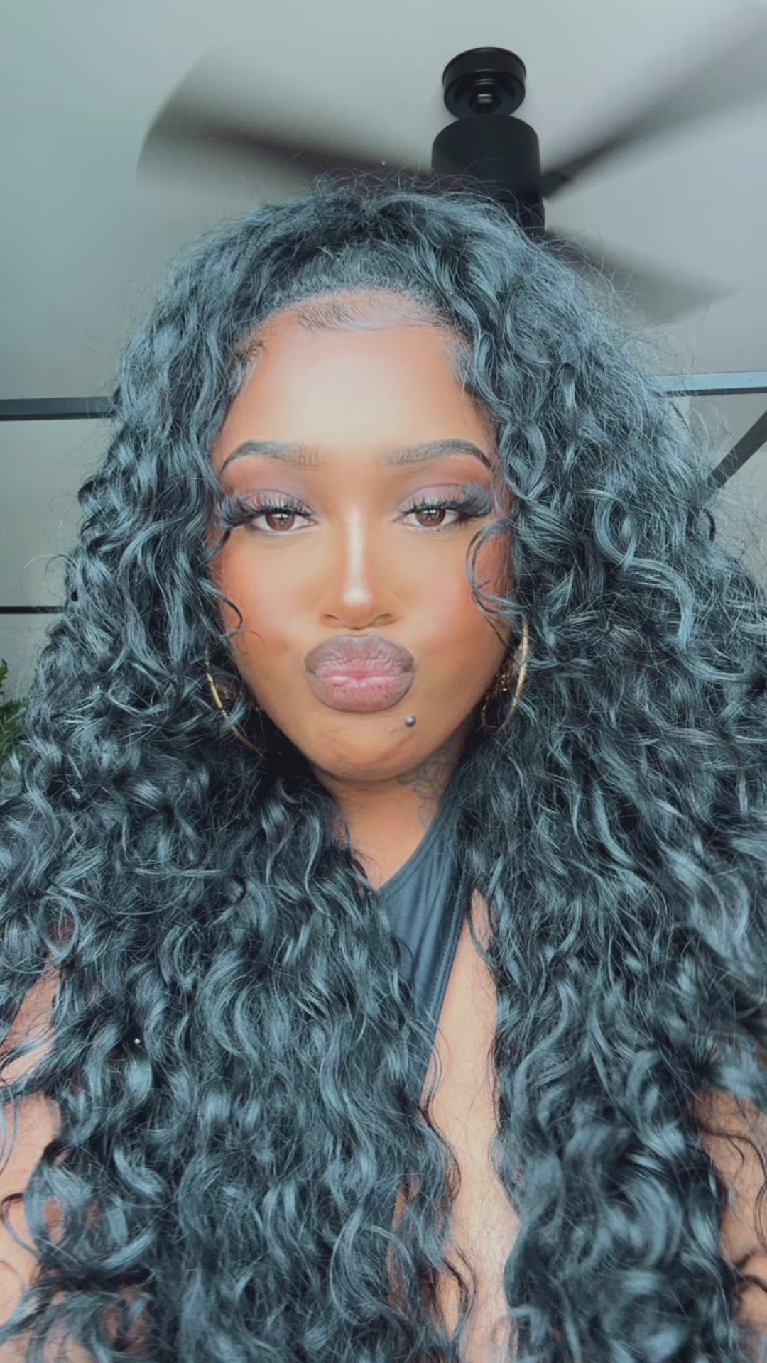 "Water Curl" V-PART  Wig